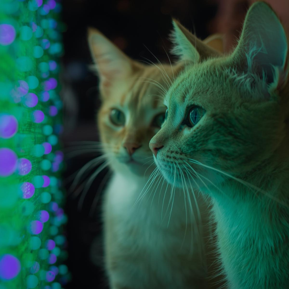 Les couleurs que voit le chat