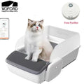 Bac à litière autonettoyant intelligent pour chat