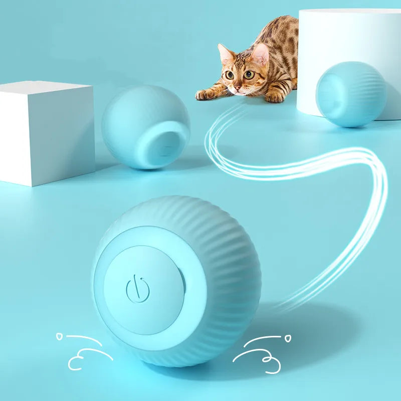 Balle intelligente interactive pour chat jouet