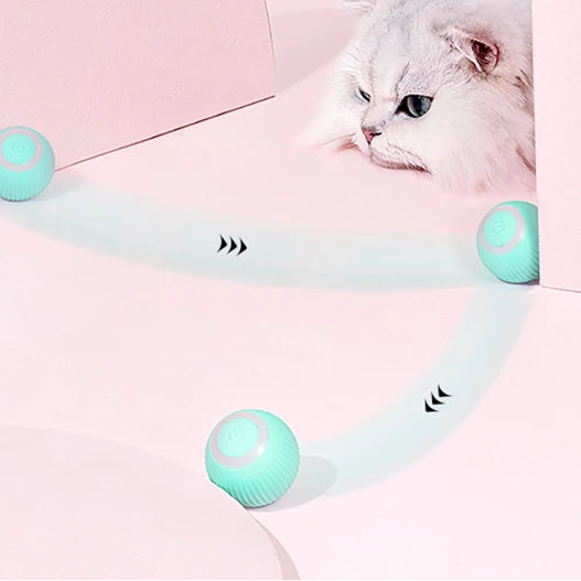 Balle intelligente interactive pour chats