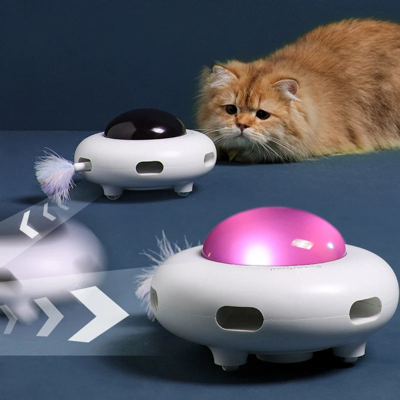 Jouet intelligent OVNI pour chat