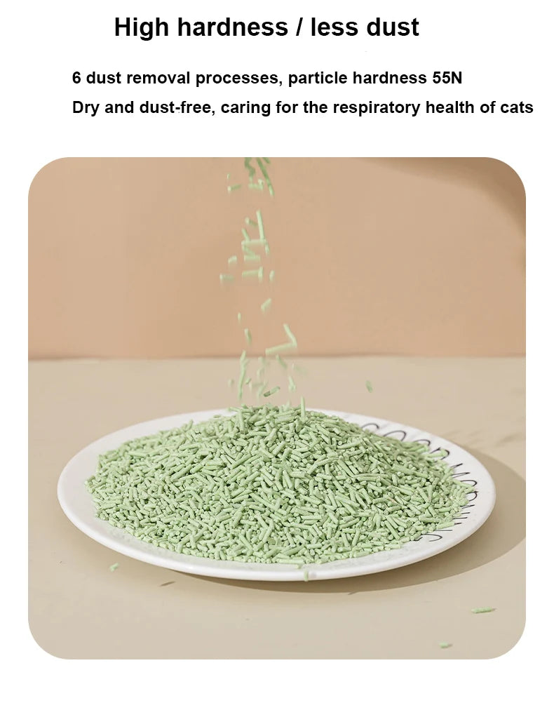 Litière pour chat, plante naturelle 6L