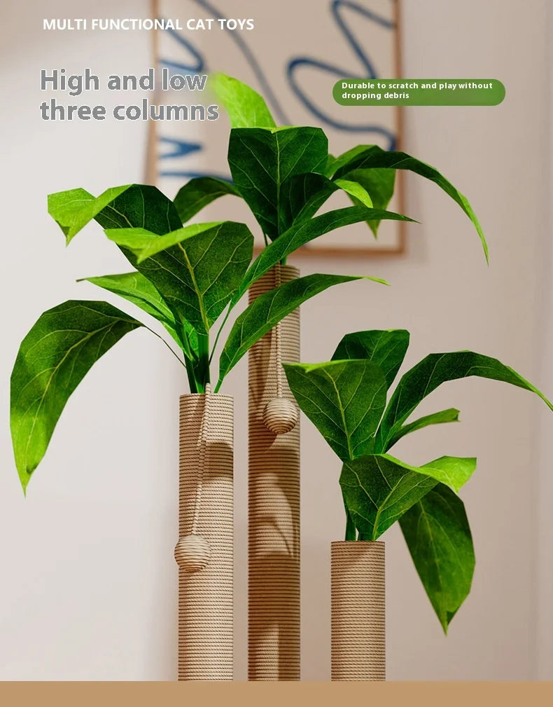 Arbre à chat naturel en jute