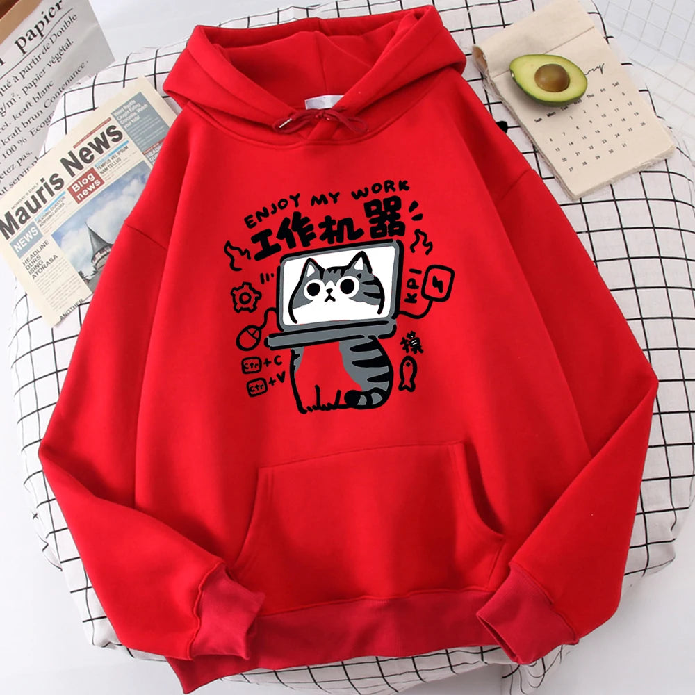 Sweat à Capuche Chat Kawaii