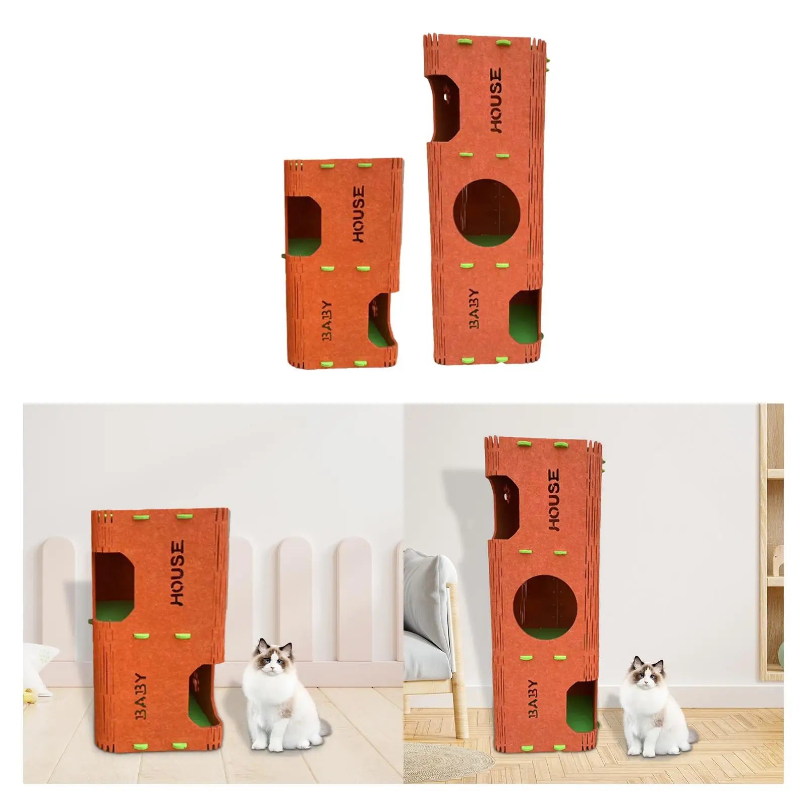 Arbre à chat en feutre