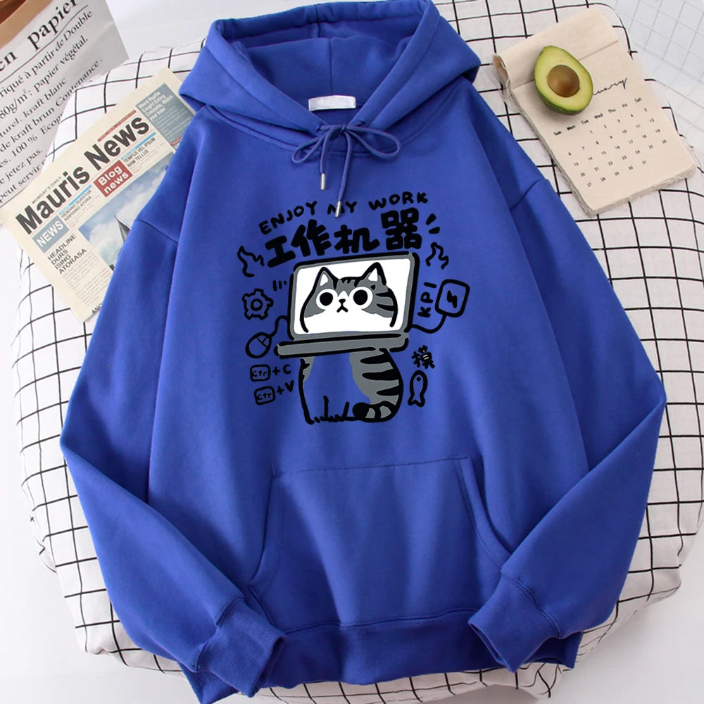 Sweat à Capuche Chat Kawaii