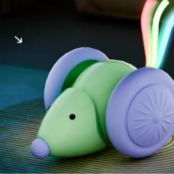 Jouet souris électrique interactif pour chat