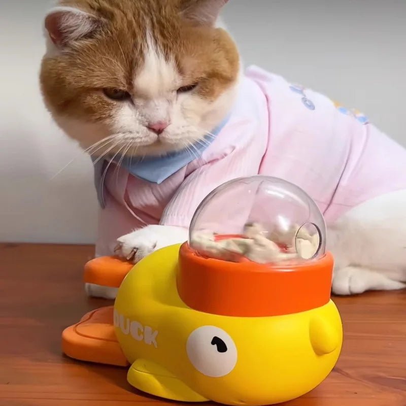 Jouet interactif gourmand pour chat