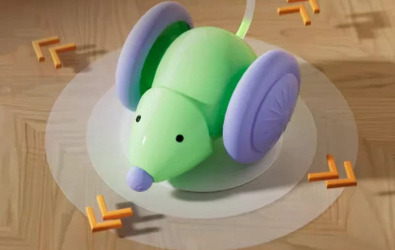 Jouet souris électrique interactif pour chat