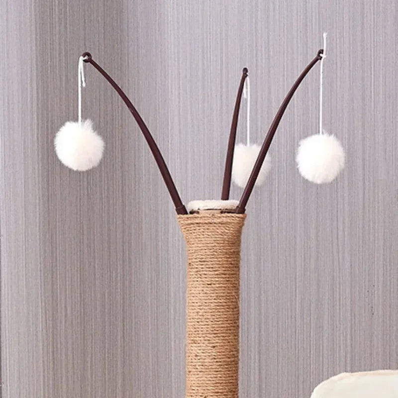 Grand arbre à chat en bois multi-niveaux