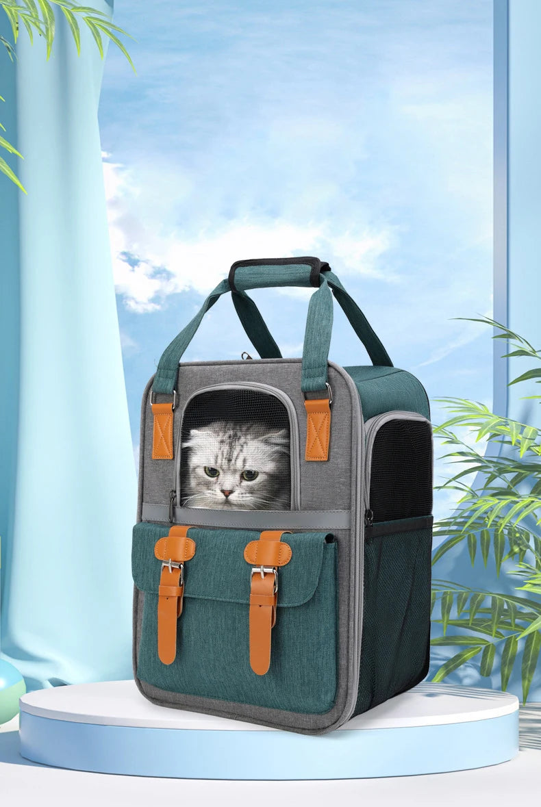 Sac à dos de transport pour chat