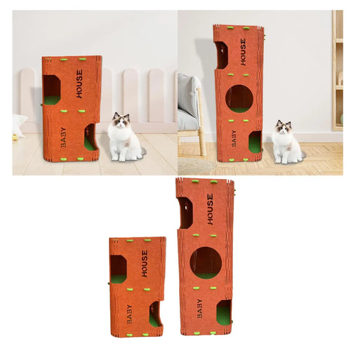 Arbre à chat en feutre