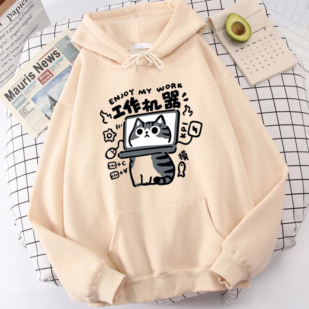 Sweat à Capuche Chat Kawaii