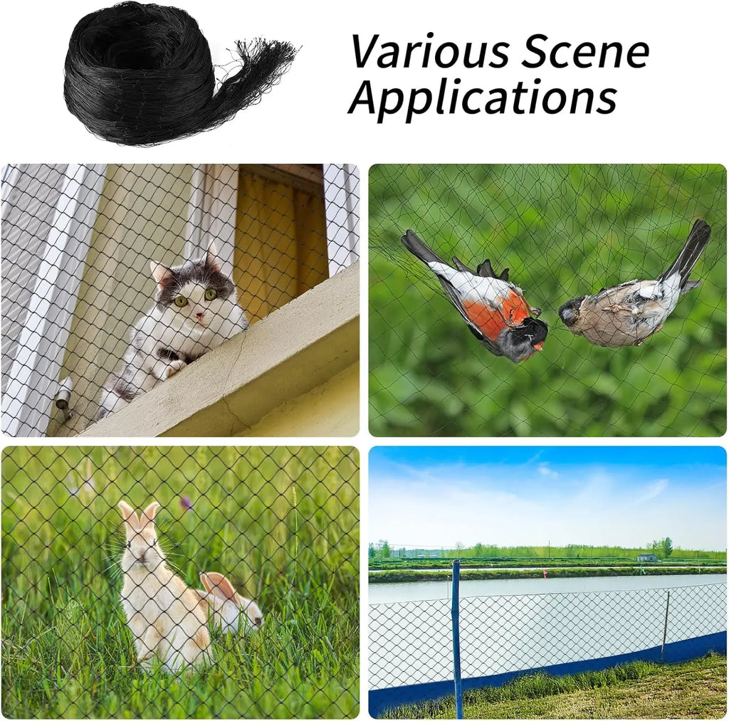 Filet de Sécurité Renforcé pour Chat – Balcon, Fenêtre, Jardin