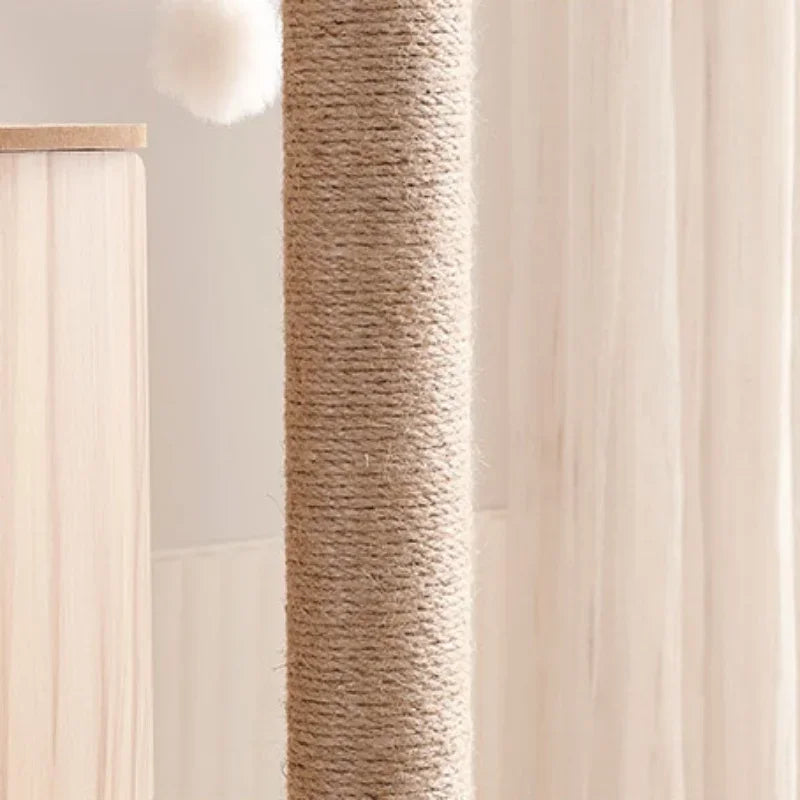 Grand arbre à chat en bois multi-niveaux