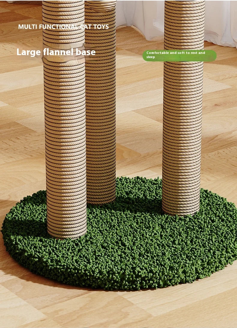 Arbre à chat naturel en jute