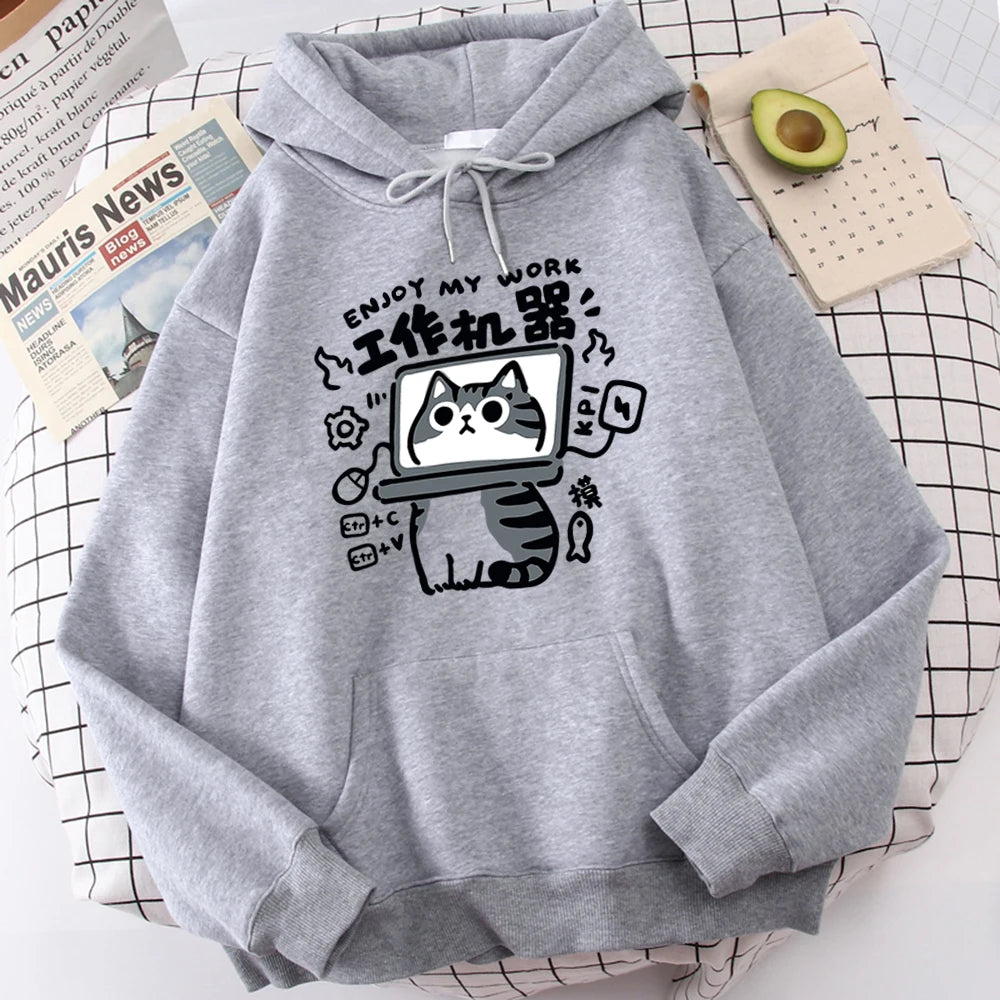 Sweat à Capuche Chat Kawaii