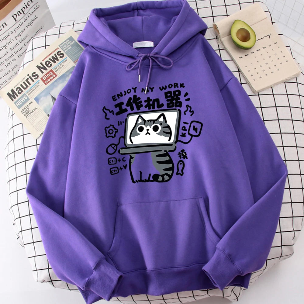 Sweat à Capuche Chat Kawaii