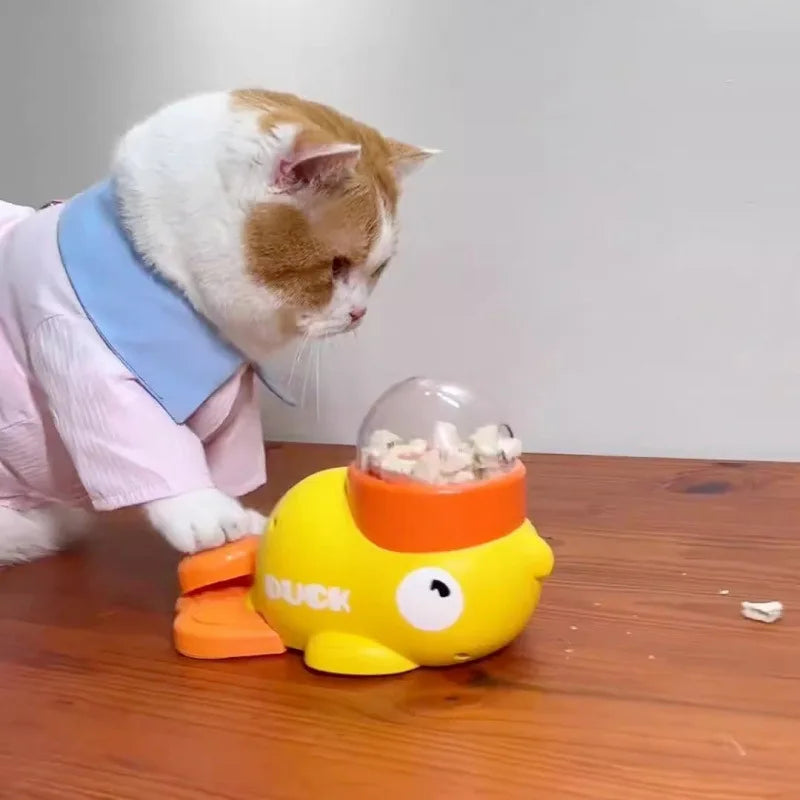 Jouet interactif gourmand pour chat