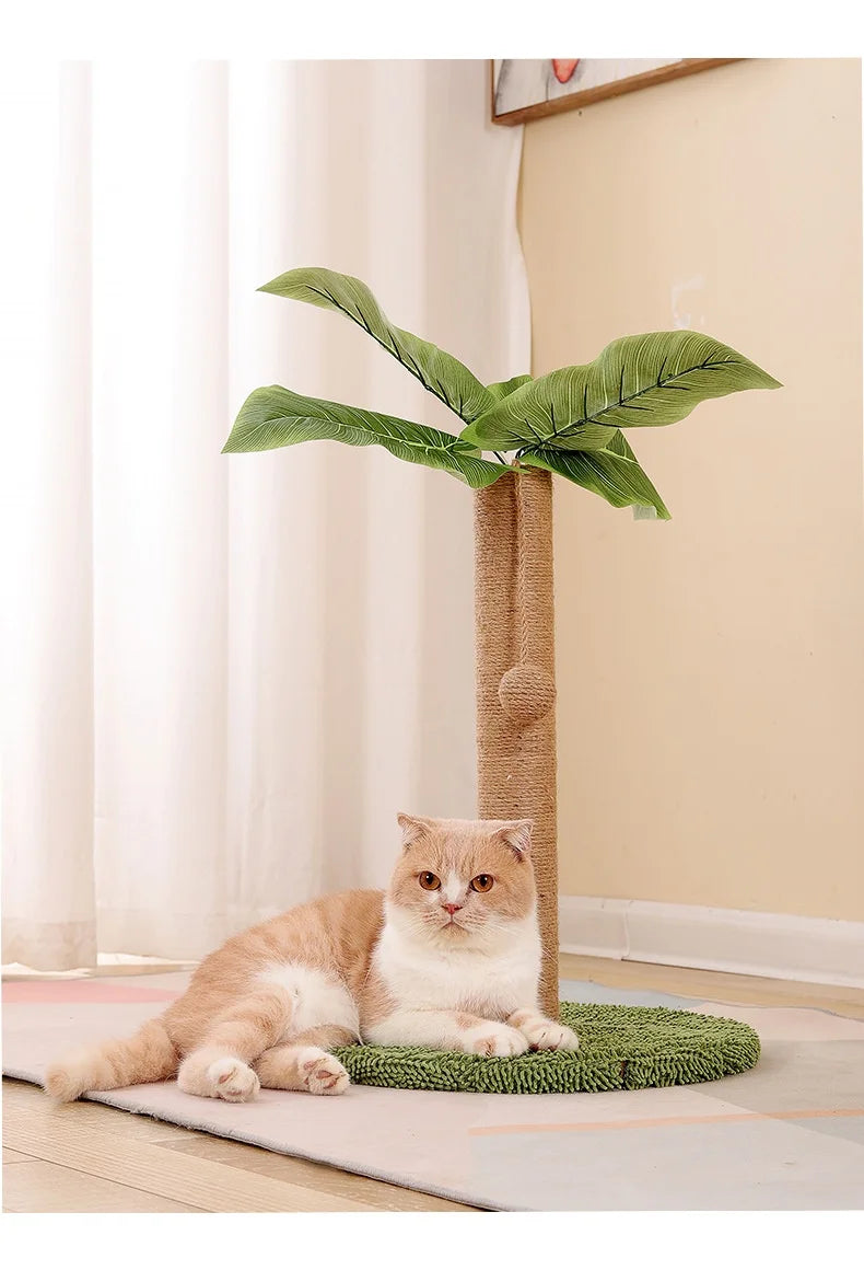 Arbre à chat naturel en jute