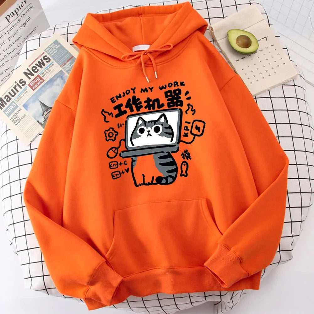 Sweat à Capuche Chat Kawaii