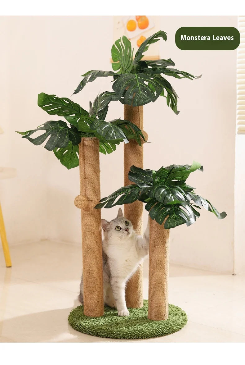 Arbre à chat naturel en jute