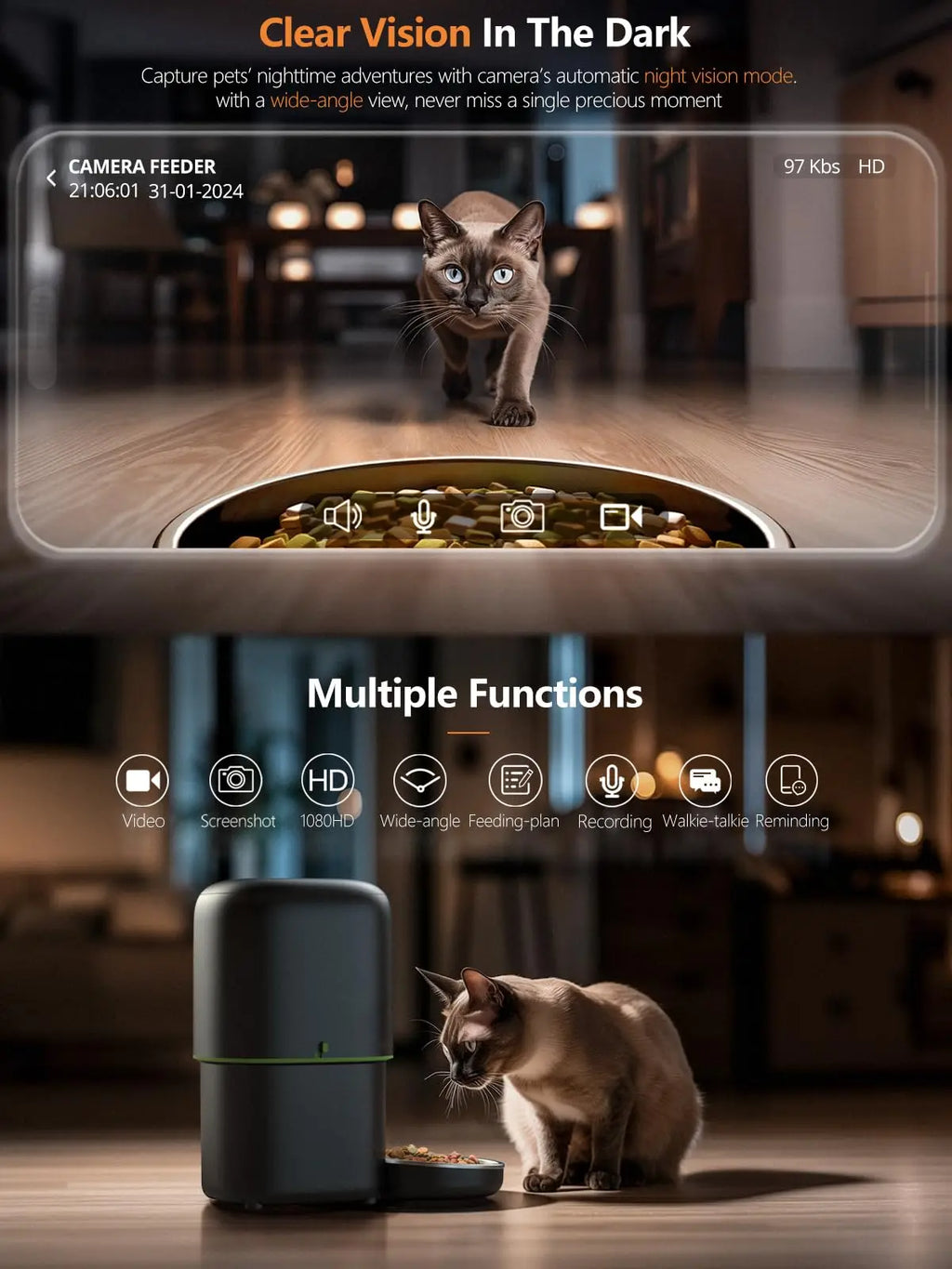 Gamelle automatique intelligente pour chat