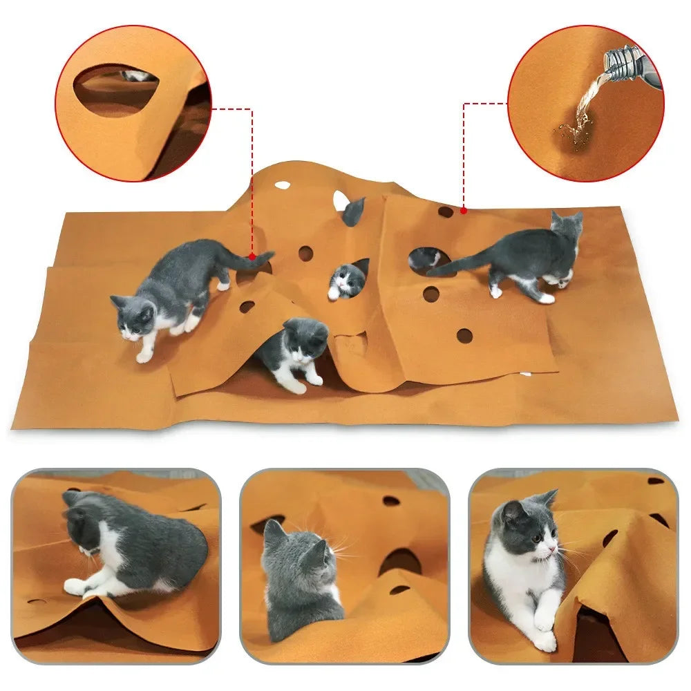 tapis de jeu pour chat